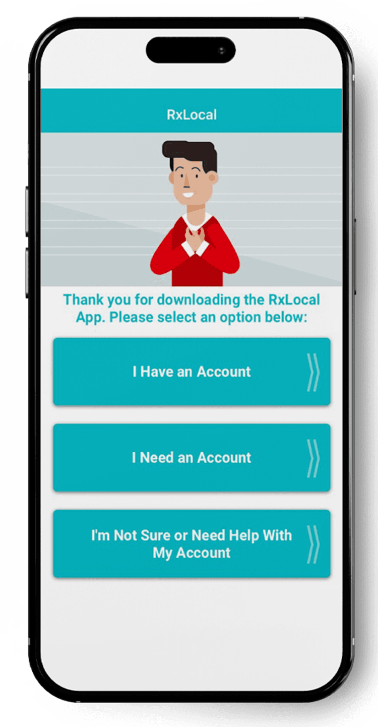 Mobile app preview.